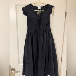 Aureum Scalloped Collar Dress